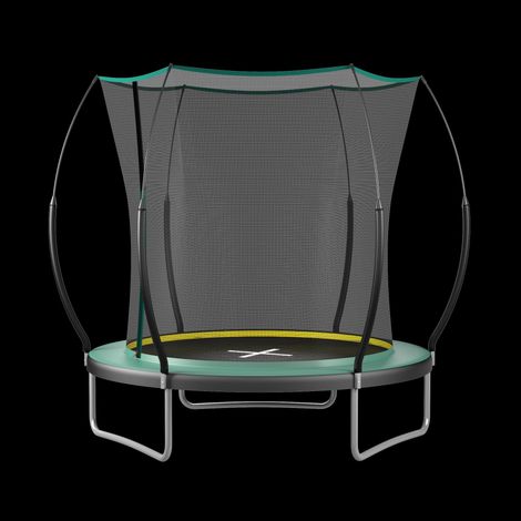 Federloses Nahtloses Sicherheitstrampolin, 183cm Garten-Trampolin mit Sicherheitsnetz Ce produit est fabriqué avec des matériaux de haute qualité,... (1/5)