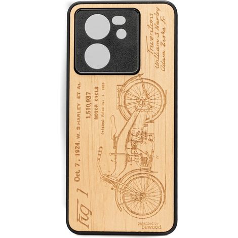 Bewood Holzhülle für Xiaomi 13T / 13T Pro HARLEY PATENT ANIEGRE (1/2)