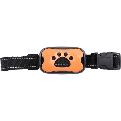 Collier anti-aboiements vibrant pour chien, jaune (1/4)
