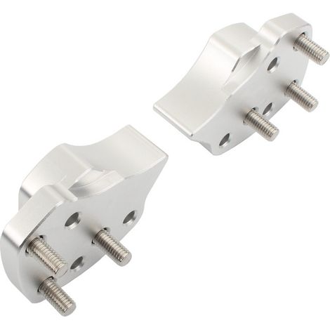 Electroplated decorative parts for auxiliary light covers and fog lights on Honda Gold Wing GL1800 models from 2018 to 2022.