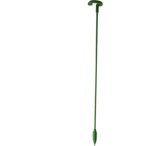Lot de 10 tuteurs de jardin, supports pour plants de tomates, connecteurs pour treillis de légumes, 27 cm