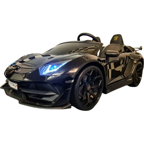 Macchina per Bambini Nero Lamborghini Aventador 2 Persone a Batteria (1/4)
