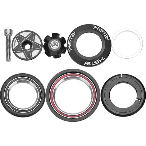 Jeu de direction en aluminium durable pour vélo (44-55mm) - Pièce de rechange pour tube de fourche et direction (1/5)