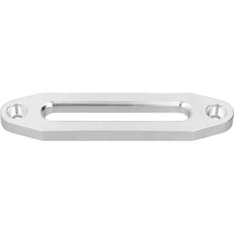 Guide de winch 25,4 cm (10 pouces) pour treuil 8000-15000 lb, en aluminium, anti-coincement, universel, argenté, pour bateau et remorque (1/5)