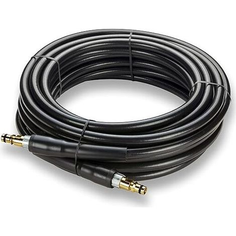 30m Tuyau pour Nettoyeur Haute Pression Karcher K2 K3 K4 K5 K6 K7-30m - Flexible Quick Connect avec Embouts en Laiton (1/5)