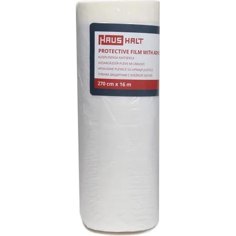 película protectora Haushalt masking film autoadhesiva 270 cm x 16 m