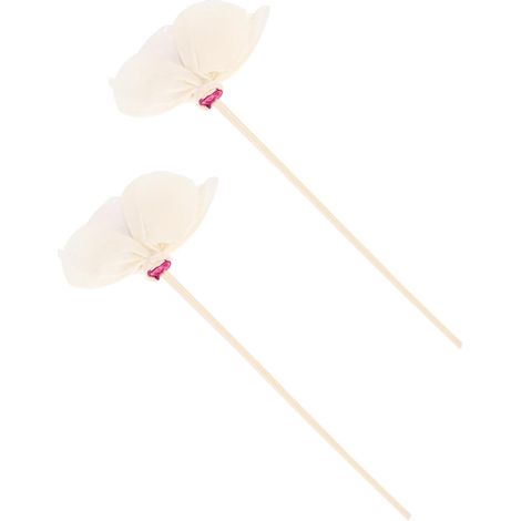 2pcs Bâtonnets pour Diffuseur en Rotin Beige Forme Fleur, Accessoires pour Huiles Essentielles, Diffuseur Aromathérapie Naturel, Salon Cuisine (1/5)