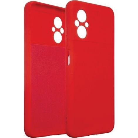Custodia Beline in silicone rosso per Xiaomi Poco M5 (1/4)
