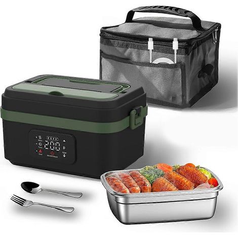 Elektrisch beheizbare Lunchbox für Erwachsene, Männer und Frauen, isoliert und selbstheizend, batteriebetrieben. (1/5)