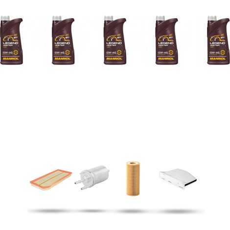 Kit tagliando 4 FILTRI e 5L OLIO compatibile con VW Scirocco III (1K8) 2.0 TSI R 206kw Dal 2014 (1/5)
