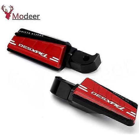 Soziusfußrasten für Yamaha 530 DX SX (2012–2021) und 500 XP500 (2010–2011) – Rot (1/5)