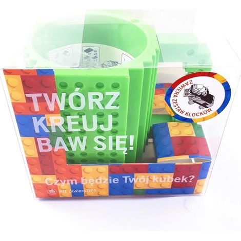 Grüner Blockbecher