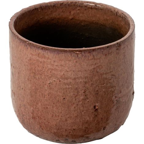 Cache-Pot en Céramique "Rosalia" 20cm Rose (1/2)