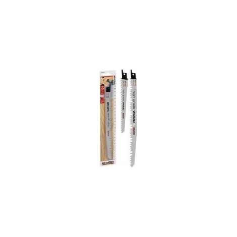 KREATOR Lame de scie sabre à bois HCS 150 mm - 2 pièces