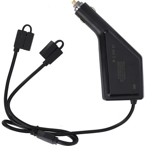 Chargeur Voiture Double Prise Charge Rapide Extérieur Accessoire pour Drone MAVIC Mini Noir (1/5)