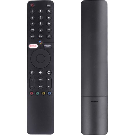 Télécommande Vocal pour Xiaomi MI P1 Q1 Séries TV, Bluetooth Vocal Telecommande Remplacement avec Touches de Raccourc pour Xiaomi QLED 55" 75" Smart TV et MI P1 32" 43" 55"