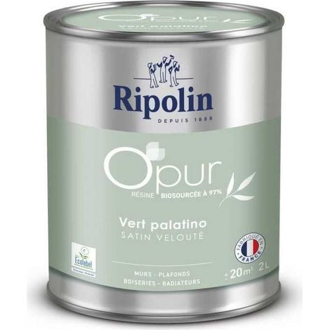 Ripolin O'pur Satin Seidenmattes Farbe Vert Palatino 2 L