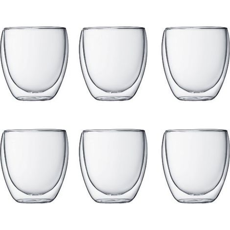 Set de 6 verres double paroi 25cl - Bodum - pavina set (1/4)