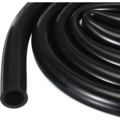 1 Tuyau Silicone,DI 4,8 mm,OD 8 mm,Noir,Flexible,Irrigation,Pompe