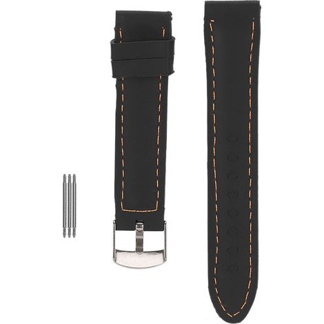 Bracelet de montre en silicone ajustable, pièce de rechange pour montre-bracelet 20mm