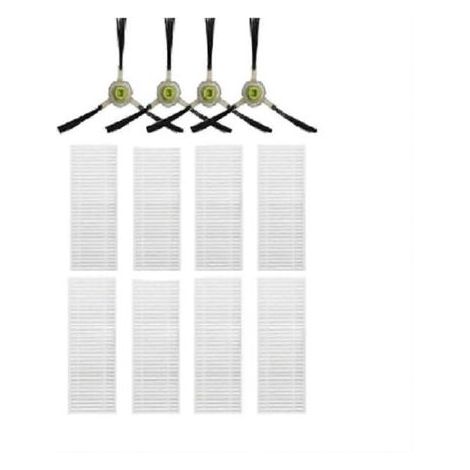 Packung mit 12 Seitenbürsten für HEPA-Filter, kompatibel mit den Staubsaugern M210, M210S, M210B und M213. Ersatzteil für Staubsauger. (1/5)
