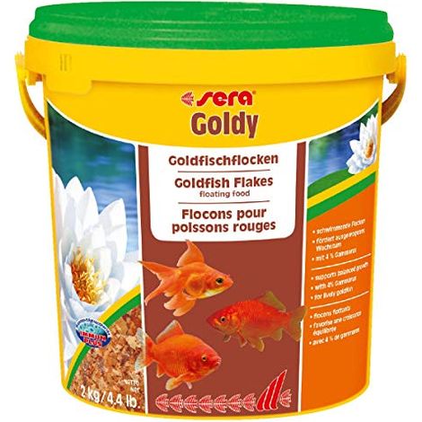 Sera Goldy Flakes - Confezione 10 Lt - Alimenti PESCI (1/4)