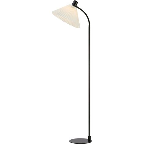 Lampadaire 1 lumiere e27 40w ip20 noir blanc casse - markslojd - mira (1/3)