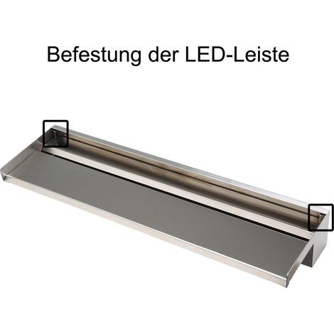 KÖHKO® Bandeau d’éclairage LED étanche 20 cm pour cascade Alberta (15-150 cm) (1/5)