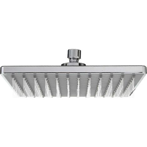 Zoll quadratischer Regenduschkopf G1/2 Verstellbarer Hochdruck-Duschkopf Badezimmer-Duschkopf Sprühkopf S (1/5)