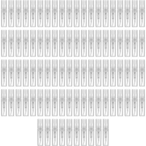 Mini Transparent 2 ML Vaporisateur Bouteille en Plastique Parfum Vaporisateur Bouteille D'éChantillon Vide Adapté pour Voyage Partie 90 Pcs (1/5)
