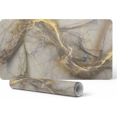 Alfombrilla de escritorio decorativa elegante Ethereal Chaos Lines 120x60 cm