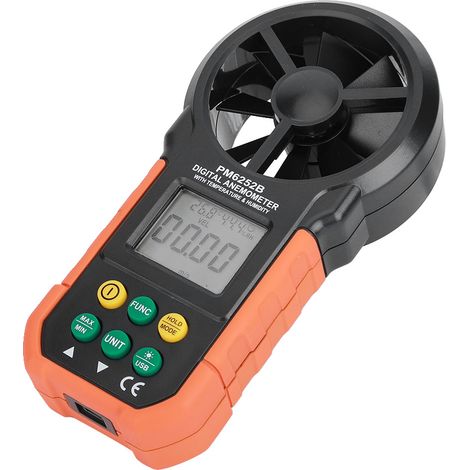 PEAKMETER PM6252B Hochpräzises digitales Handanemometer Windgeschwindigkeitsmesser (1/5)