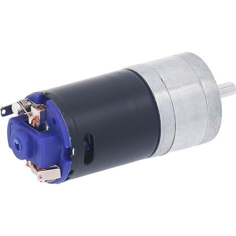12V DC electric geared motor, Type D, output shaft, 25mm diameter, high-torque gear, CCW electric speed reduction, 2000 RPM (1/5)
