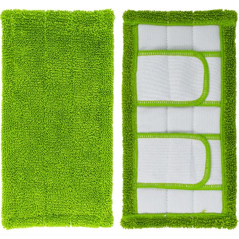 Lntyq Tampons Humides Réutilisables Pour Vadrouille Swifers Sweeper Chiffons De Balayage À Sec, Vadrouille Lavable En Microfibre, Tampons (1/5)