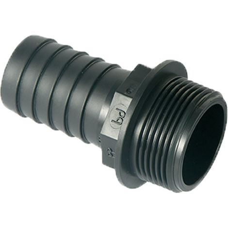 Raccord droit d40 pour vanne pour cuve de stockage 1'1/4