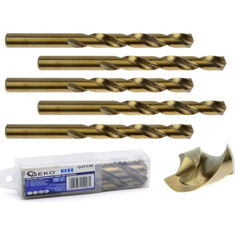 Broca de cobalto HSS para metal de 13 mm (5/105) (1/4)