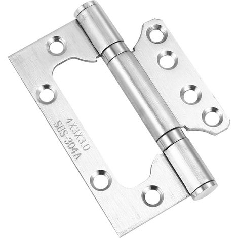 Charnière de porte lourde en acier inoxydable, 2 pièces, charnière de porte à roulement à billes, charnière de porte extérieure pour portes de maison, chambre à coucher (1/5)