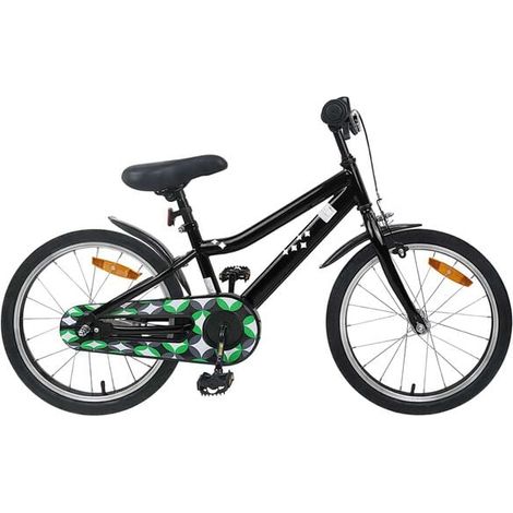 Vélo enfant 18 pouces, convient aux enfants de 5 à 7 ans - Noir