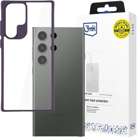 Samsung Galaxy S24 Ultra - 3mk Satin Armor Case+ Lila