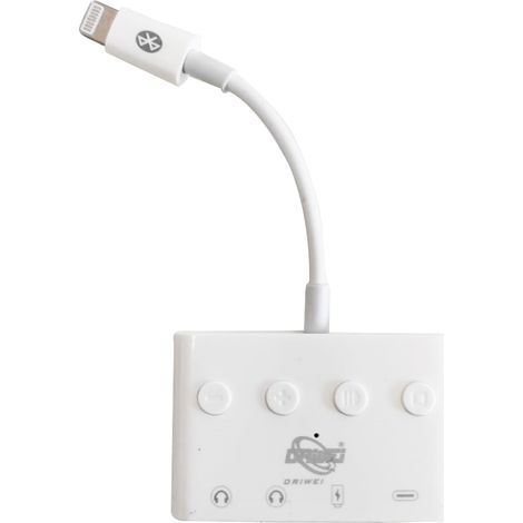 Adattatore Ricarica Sdoppiatore 8 PIN Piatto Smartphone 4 Uscite Cuffie LD-9197