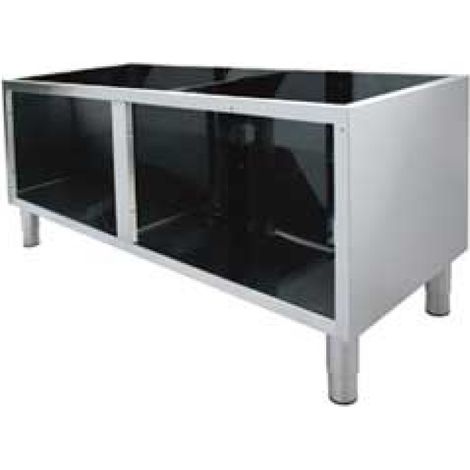 Soubassement ouvert en acier inox - Diamond