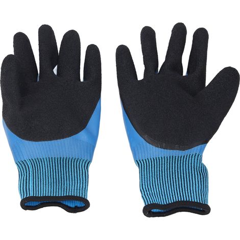 Lot de 2 gants isolants électriques 1000 V, double face, antidérapants, en nylon et caoutchouc, pour électricien. (1/5)