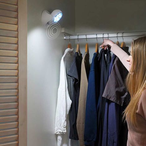 360° kabellose LED-Leuchte mit Bewegungssensor, einstellbarem Winkel, 3 m Reichweite, für die Innen- und Außeninstallation (1/5)