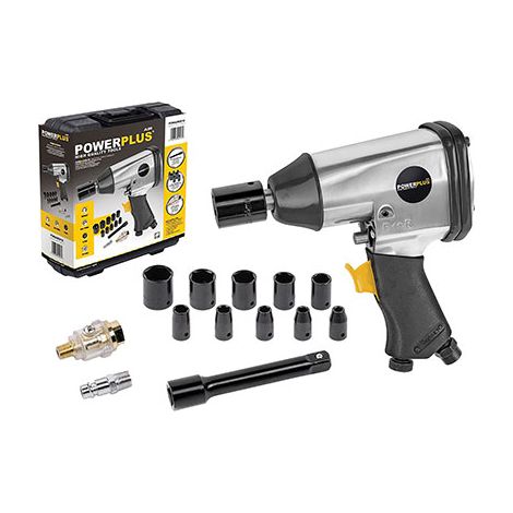 AVVITATORE AC PNEUMATICO IN KIT POWER PLUS  ATTACCO 1/2F +RAPIDO NR 14