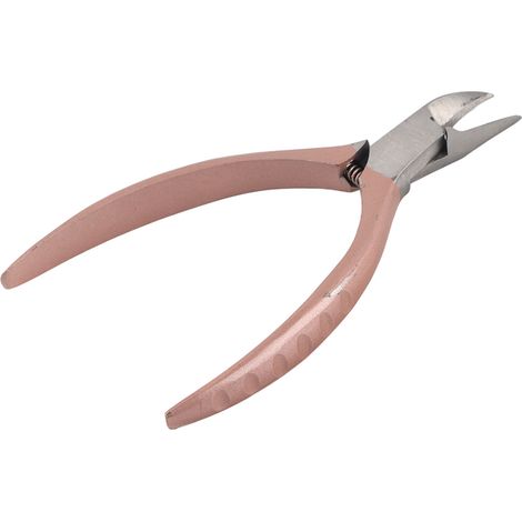 Lot de 2 pinces à strass pour ongles, coupe-ongles et retire-rhinestones, outil de manucure rose doré. (1/5)