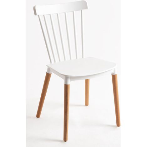 Sillas Comedor - Silla Leka - Blanco