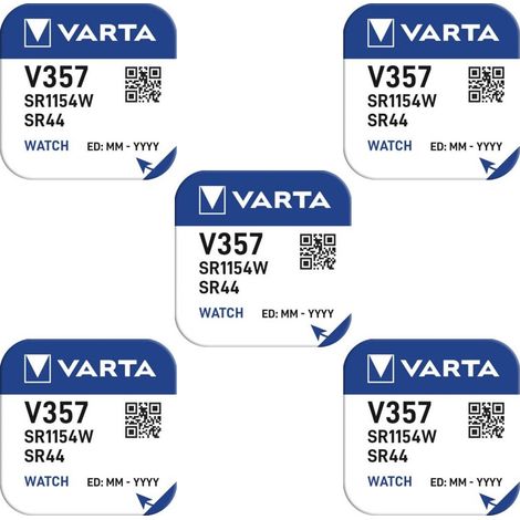 .5 piles Varta 357 SR44W.
.
..
..
.