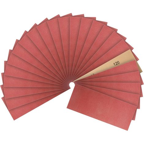 Schleifpapier 23x9cm Körnung120 Auto Holz 93x230mm 24 pcs - 120 grit (1/5)