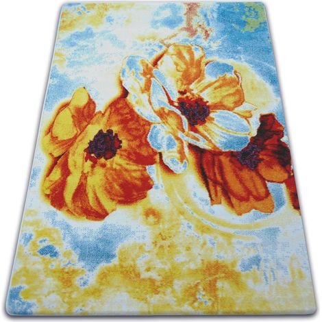 Tapis PEINT - F516 crème multicolour 140x190 cm