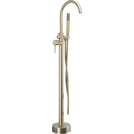 BATH FAUCET REA LUNGO BRUSH GOLD